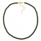 Mobile Preview: Halskette, 6mm Perlen, olivmatt