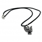 Preview: Halskette 17x15mm Zinn-Anhänger kleiner Adler 45cm, ohne Dekoration