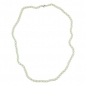 Preview: Kette Glasperlen mintfarben geknotet 60cm, ohne Dekoration