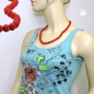 Preview: Halskette 10mm Kunststoffperlen rot-glänzend 55cm
