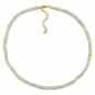 Mobile Preview: Halskette, 6mm Perlen türkis-grün-weiß, 42cm, ohne Dekoration