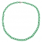 Mobile Preview: Halskette, Anker oval, 7mm, grün-matt, ohne Dekoration