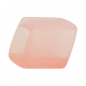 Preview: Tuchring Sechseck rosa-transparent matt, ohne Dekoration