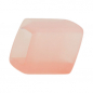 Preview: Tuchring Sechseck rosa-transparent matt