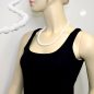 Preview: Halskette 2 verschiedene Kunststoffperlen im Wechsel weiß-glänzend 55cm