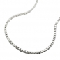 Mobile Preview: Halskette 1,3mm Venezianerkette Silber 925 38cm