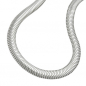 Mobile Preview: Armband 4mm Schlangenkette flach glänzend Silber 925 19cm, ohne Dekoration