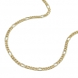 Mobile Preview: Halskette 1,6mm Figarokette 9Kt GOLD 42cm