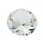 Mobile Preview: Glasstein 50x35mm mit Diamantschliff kristall klar, ohne Dekoration