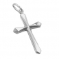 Preview: Anhänger 23x14mm Kreuz glänzend Silber 925, ohne Dekoration