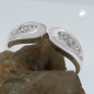 Preview: Ring 6mm mit 6 Zirkonias glänzend Silber 925 Ringgröße 54