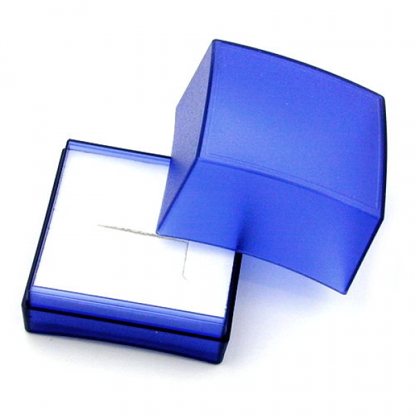 Schmuckschachtel universal, blau-transparent